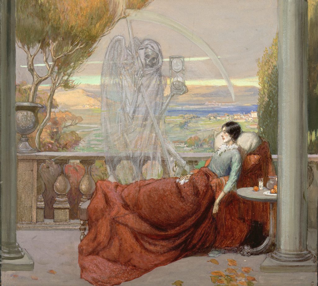 Watercolour by R. Cooper, ca. 1912. Credit: Wellcome Collection